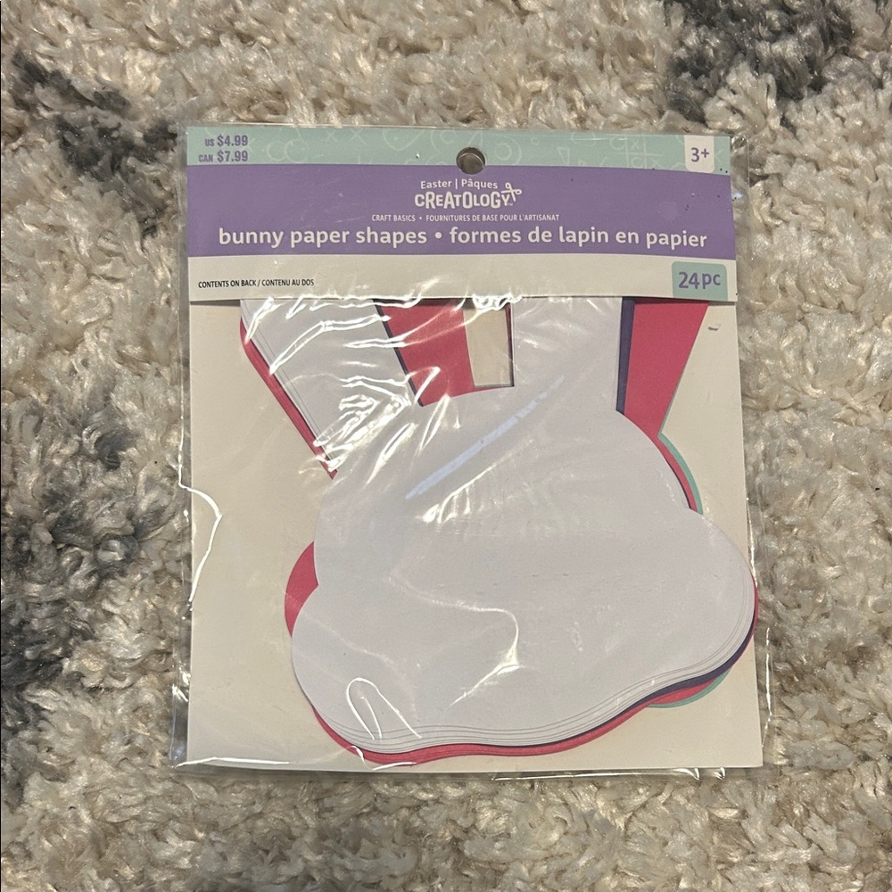 Bunny Paper Shapes - Easter Craft Pack